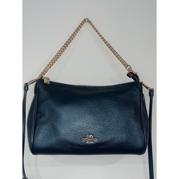 Coach Metallic Blue Crossbody & Glitter Tri-Fold Wallet – 2 Purses Set. Sale!! - Picture 10 of 10